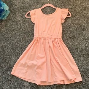 Soft pink dress with a delicate sparkle